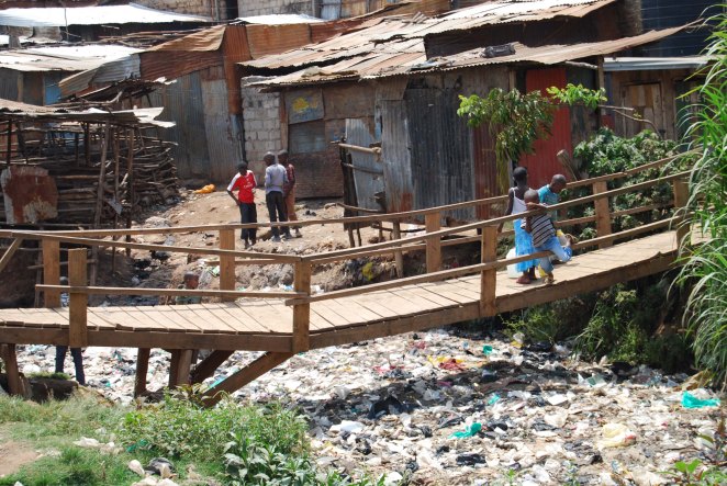 Mathare Valley river