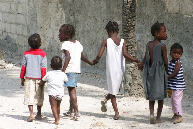 Children in Pele, Cite Soleil, (c) Julie Scott 2014
