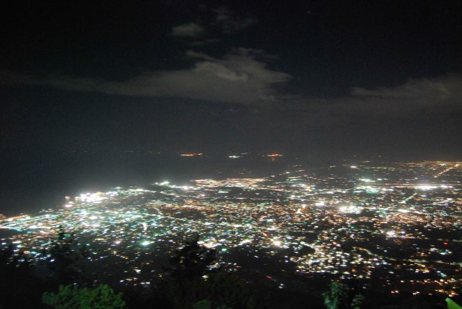 Port au Prince at night; (c) Colleen Briggs 2014